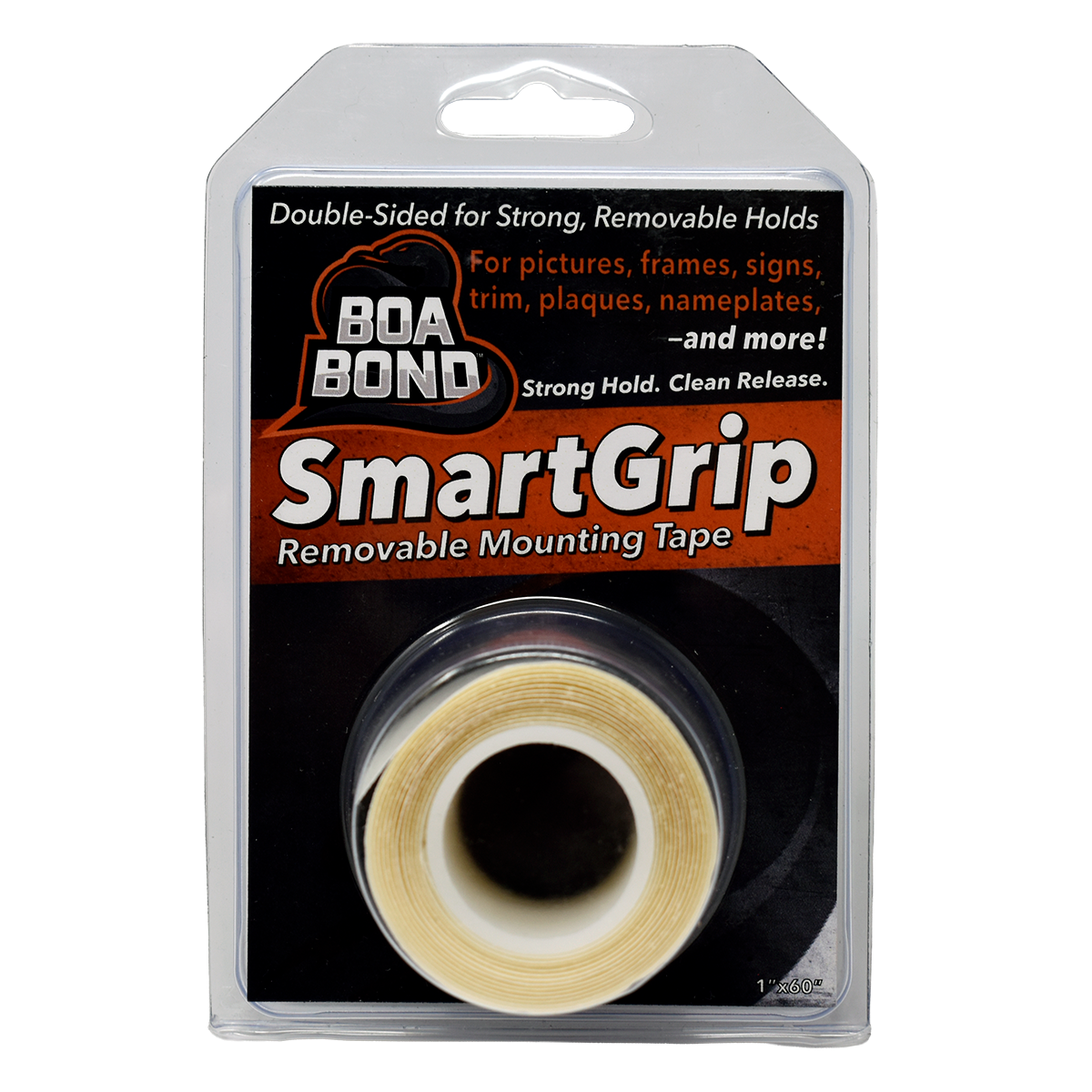 BoaBond SmartGrip Removable Mounting Tape front