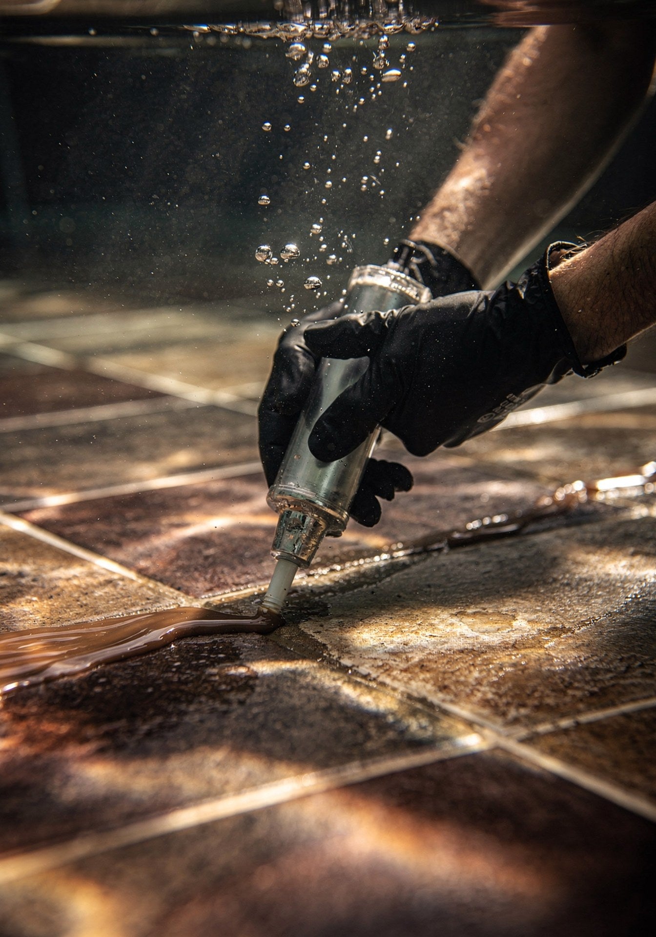 How to repair a pool without draining it